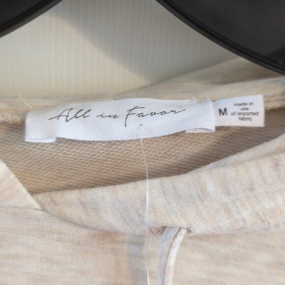 NWT All in Favor Hoodie, M - Picture 3 of 6